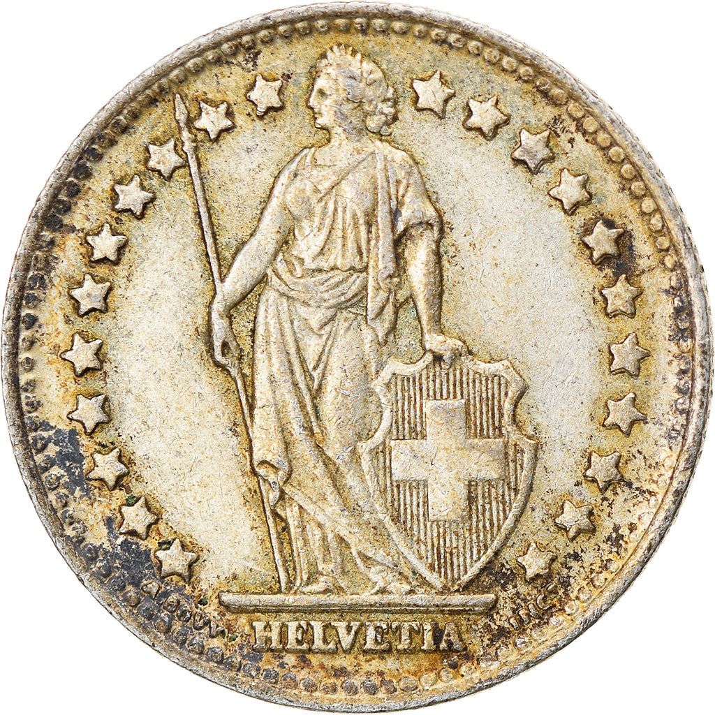 Switzerland Coin Swiss 1 Franc | Helvetia | KM24 | 1875 - 1967