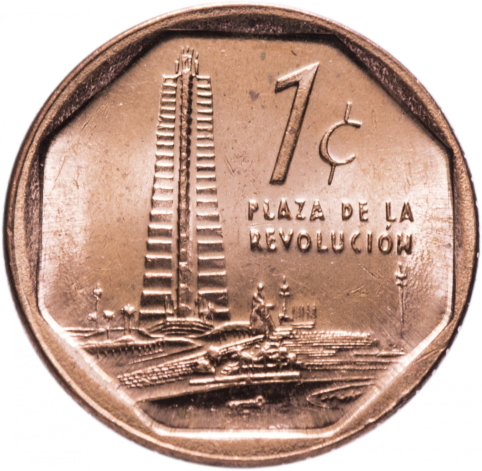 1 Centavo Coin | Plaza de la Revolución | Km:729 | 2000 - 2017