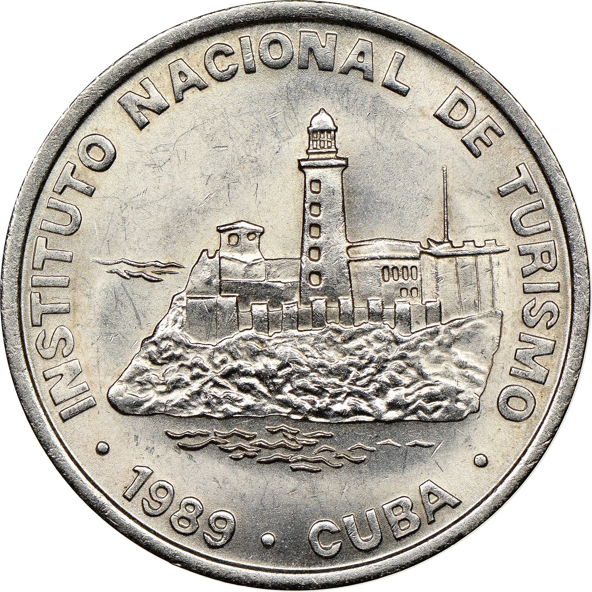 1 Peso Coin | INTUR | El Morro | Km:580 | 1989