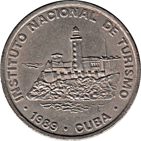 1 Peso Coin | INTUR | El Morro | Km:580 | 1989