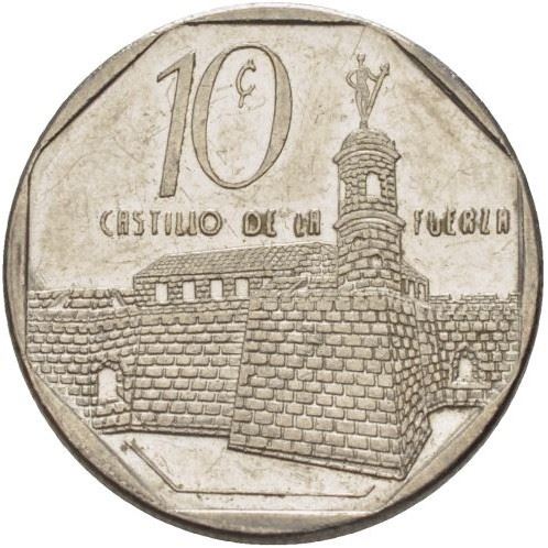 10 Centavos Coin | Castle of the Royal Force/Army | Km:576 | 1994 - 2018