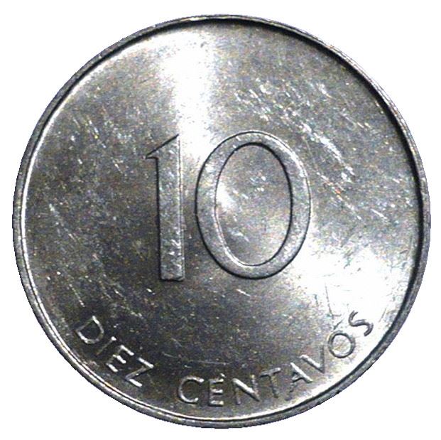 10 Centavos Coin | INTUR | Km:416 | 1988