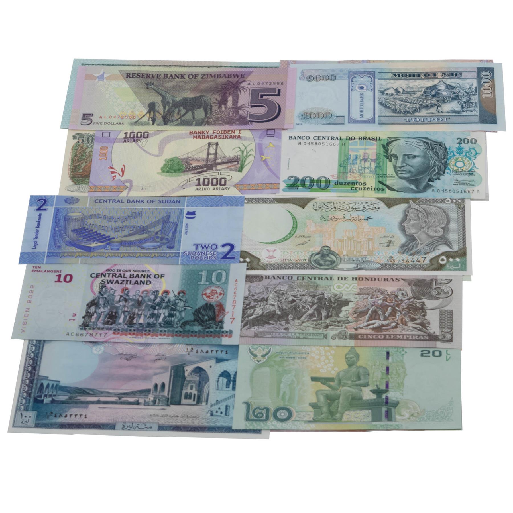 150 Banknotes | 150 Countries | Valuable Paper Money | UNC