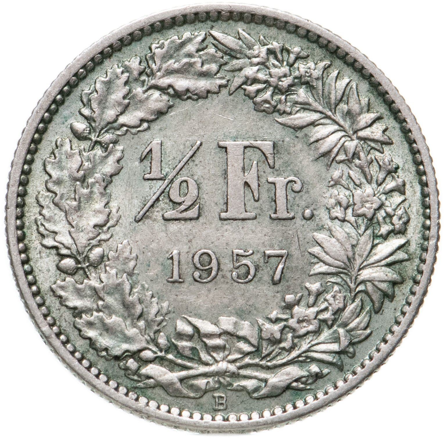 Switzerland Coin Swiss ½ Franc | Helvetia | KM23 | 1875 - 1967