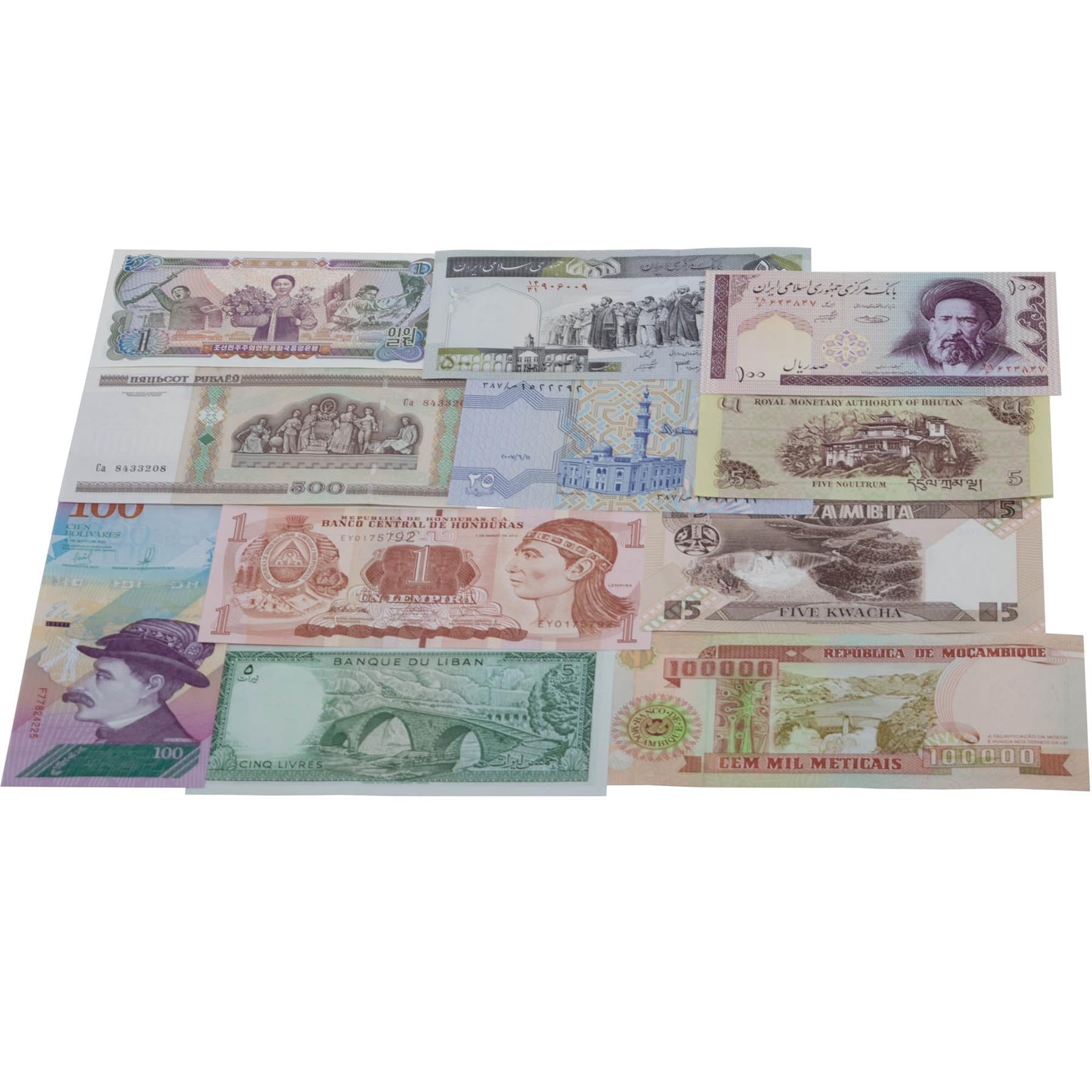 200 Banknotes | 35+ Countries | Valuable Paper Money | UNC