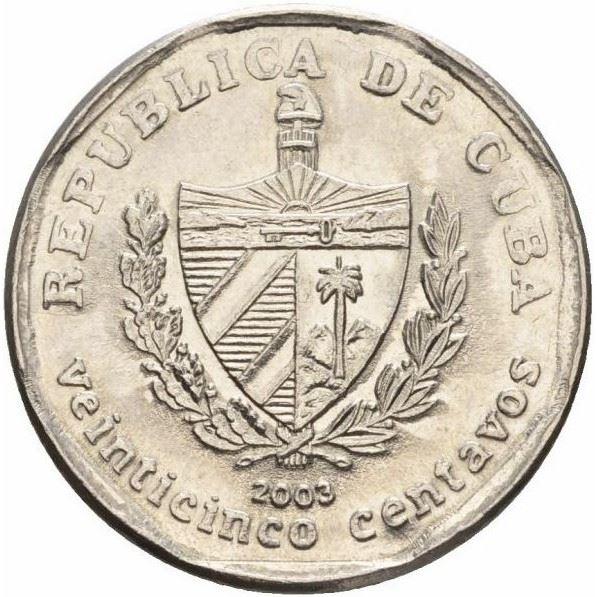 25 Centavos Coin | Church of San Francisco de Asis | Km:577 | 1994 - 2018