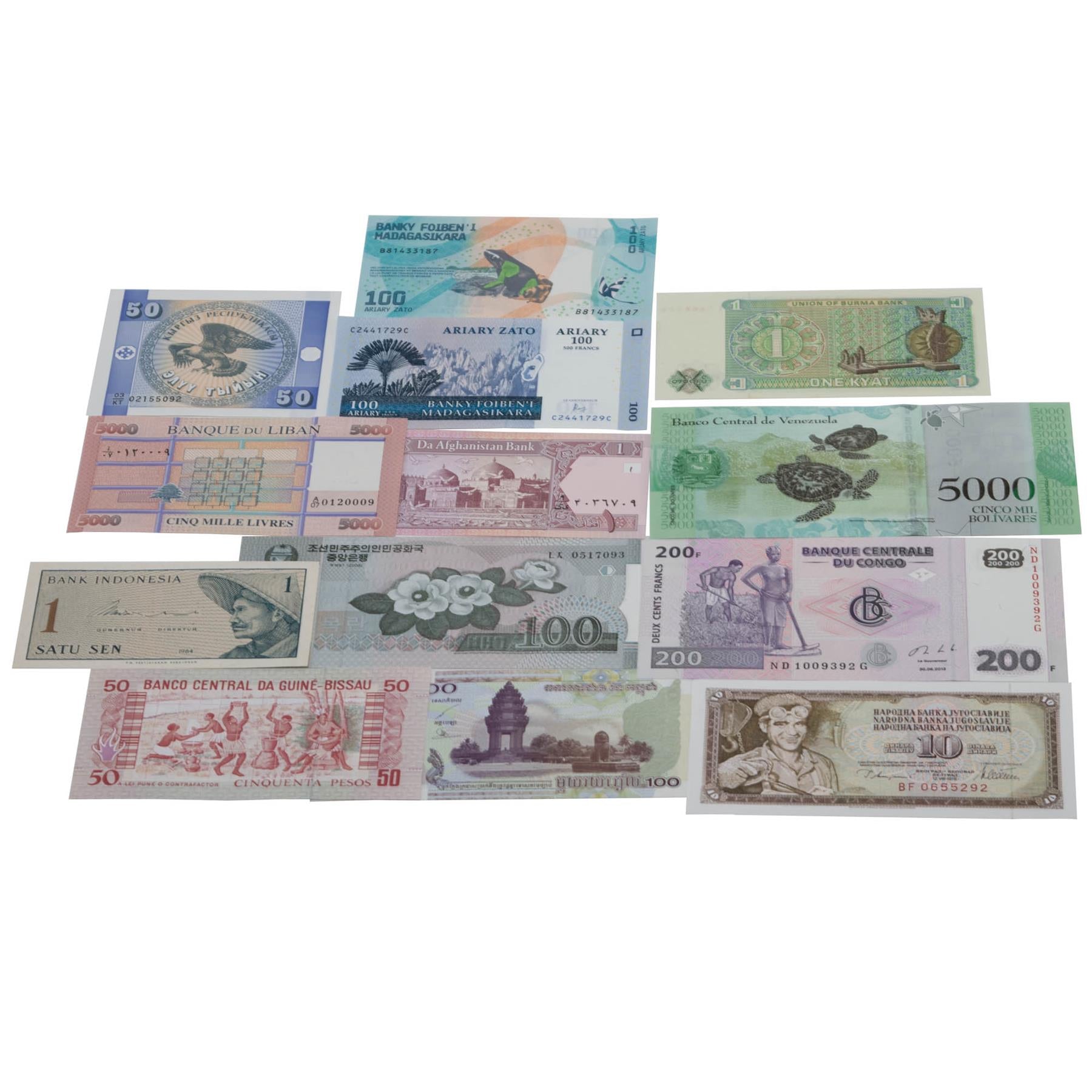 300 Banknotes | 40+ Countries | Valuable Paper Money | UNC