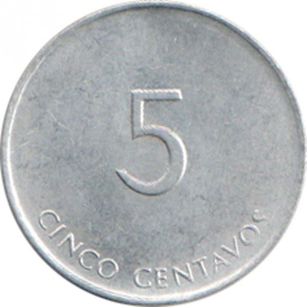 5 Centavos Coin | INTUR | Km:413 | 1988