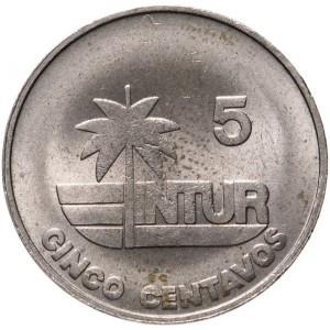 5 Centavos Coin | Number 5 | INTUR | Km:412 | 1981