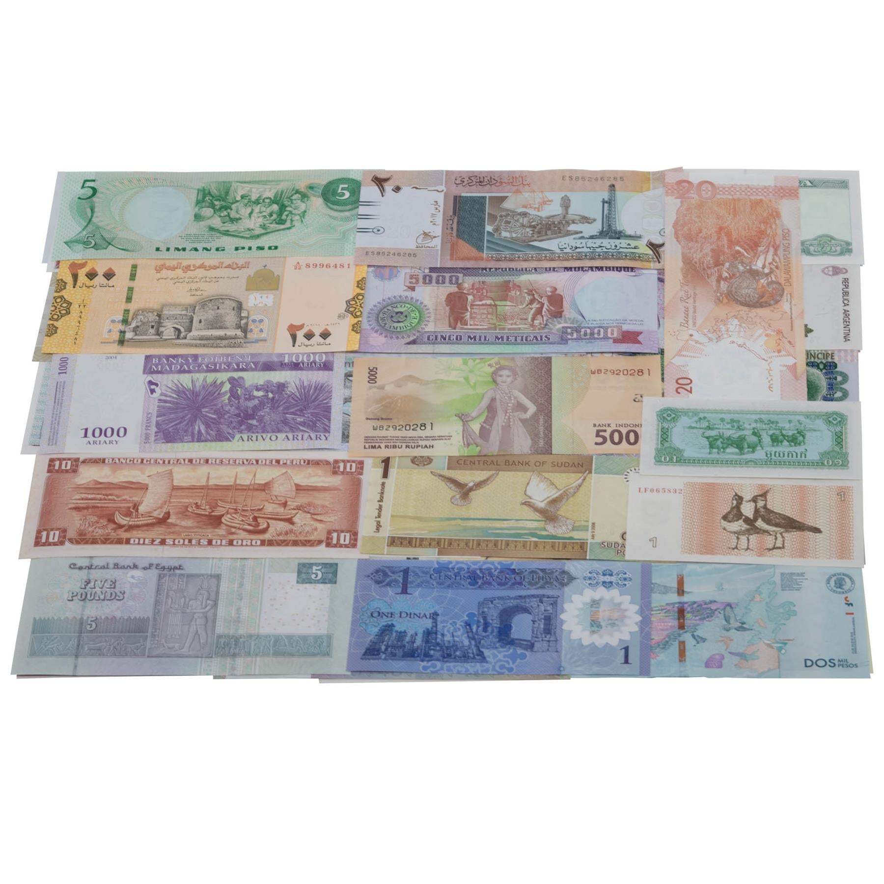 500 Banknotes | 80+ Countries | Valuable Paper Money | UNC