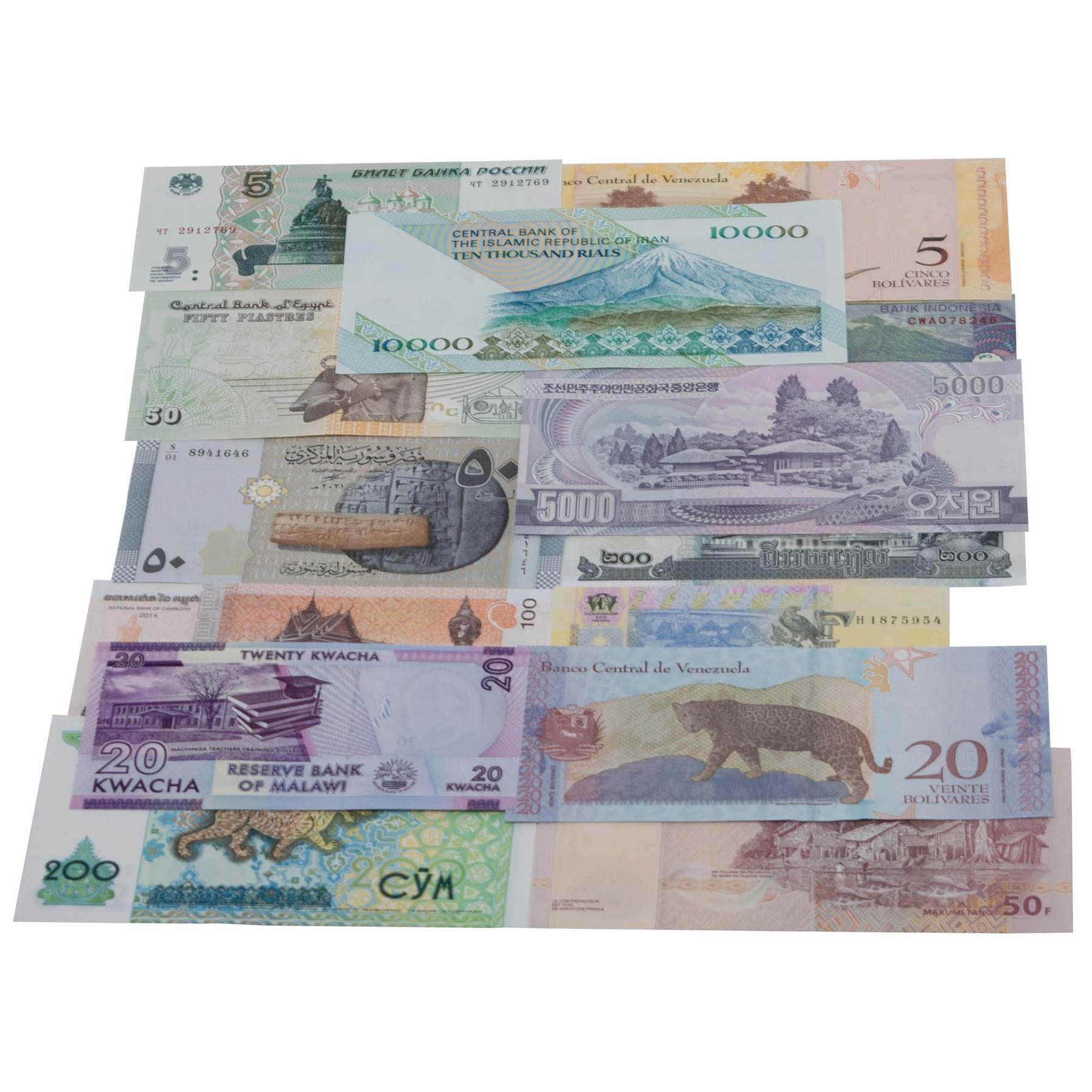 500 Banknotes | 80+ Countries | Valuable Paper Money | UNC