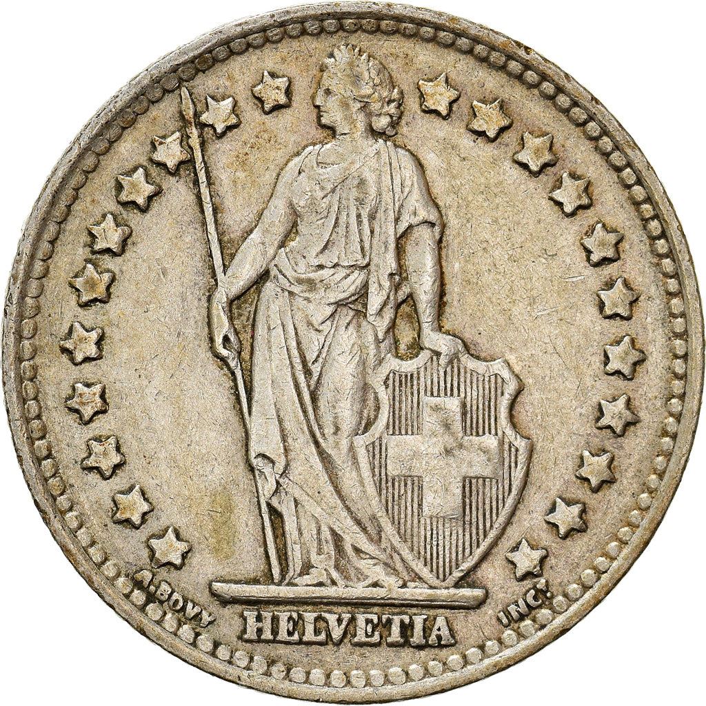 Switzerland Coin Swiss 1 Franc | Helvetia | KM24 | 1875 - 1967