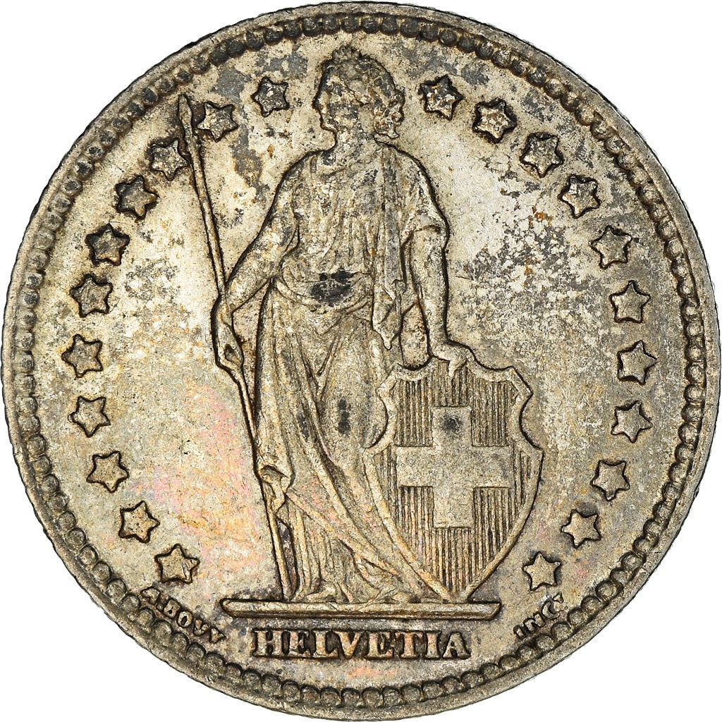 Switzerland Coin Swiss 1 Franc | Helvetia | KM24 | 1875 - 1967