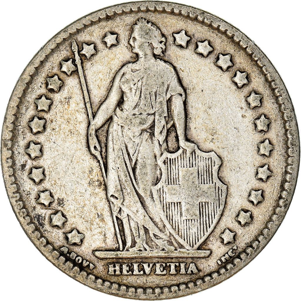 Switzerland Coin Swiss 1 Franc | Helvetia | KM24 | 1875 - 1967