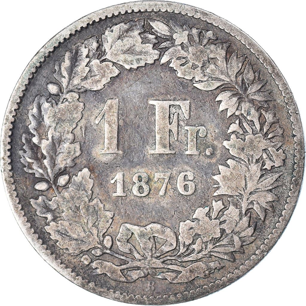 Switzerland Coin Swiss 1 Franc | Helvetia | KM24 | 1875 - 1967