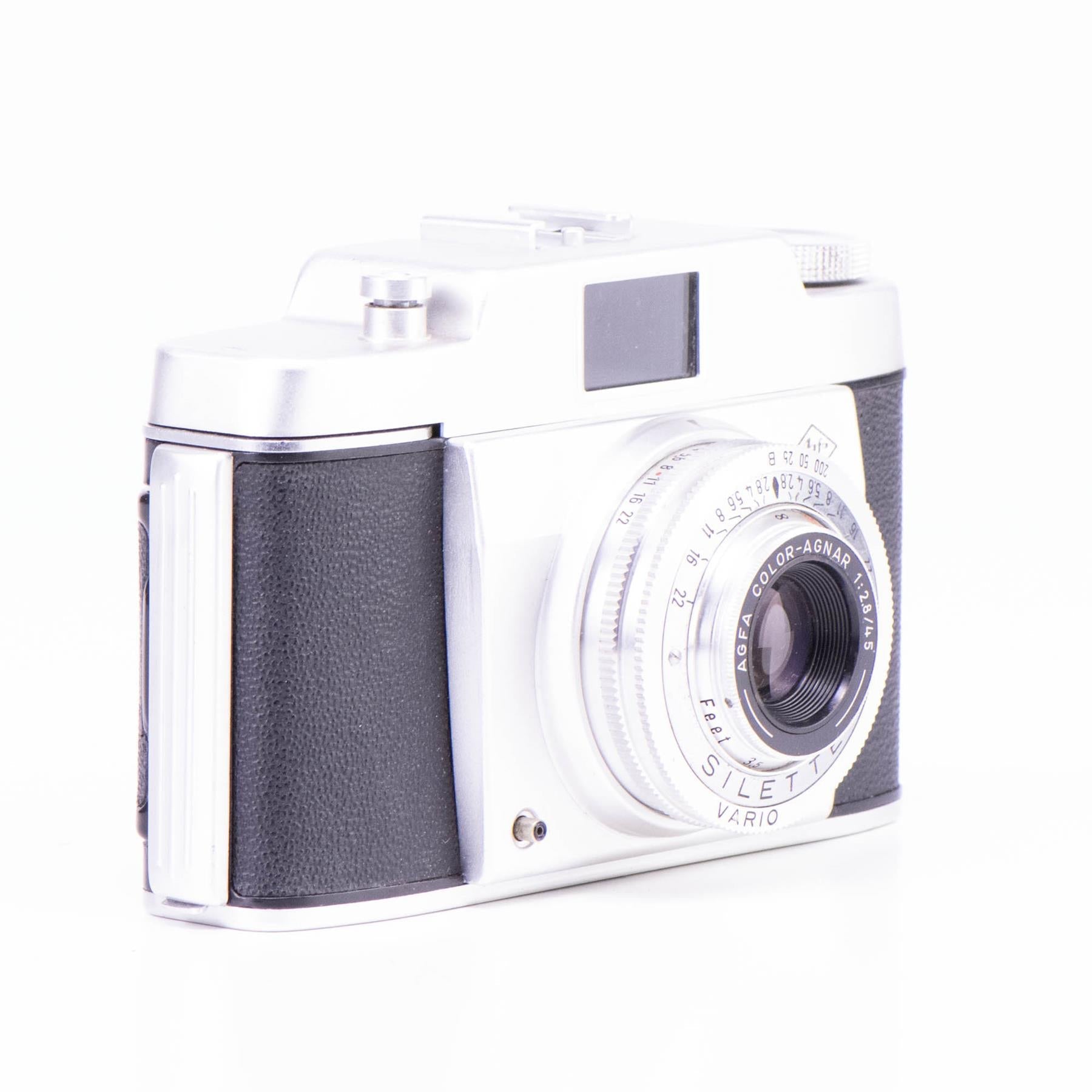 Agfa Silette Camera | 45mm f2.8 lens | White | Germany | 1953 - 1974