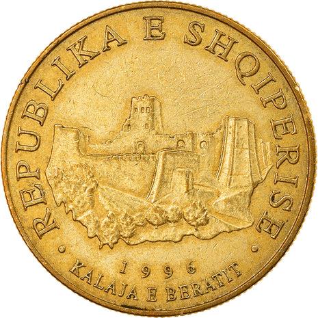 Albanian Coin 10 Lekë non-magnetic | Berat Castle | Olive Branch | KM77 | 1996 - 2000