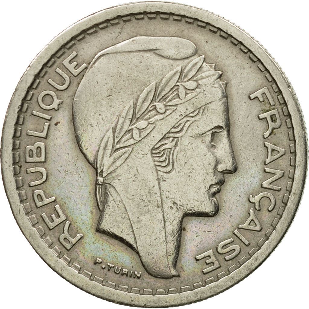 Algeria | 20 Francs Coin | Marianne | Phrygian Cap | KM91 | 1949 - 1956