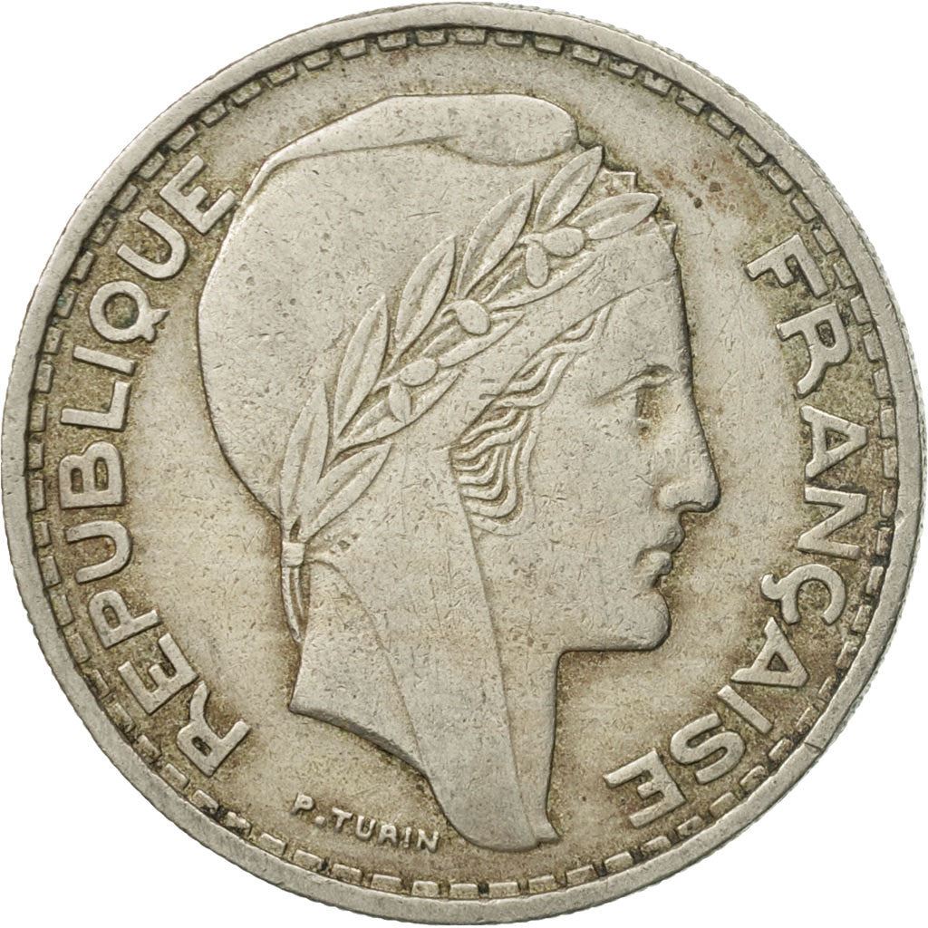 Algeria 50 Francs Coin | Marrianne | Phrygian Cap | KM92 | 1949