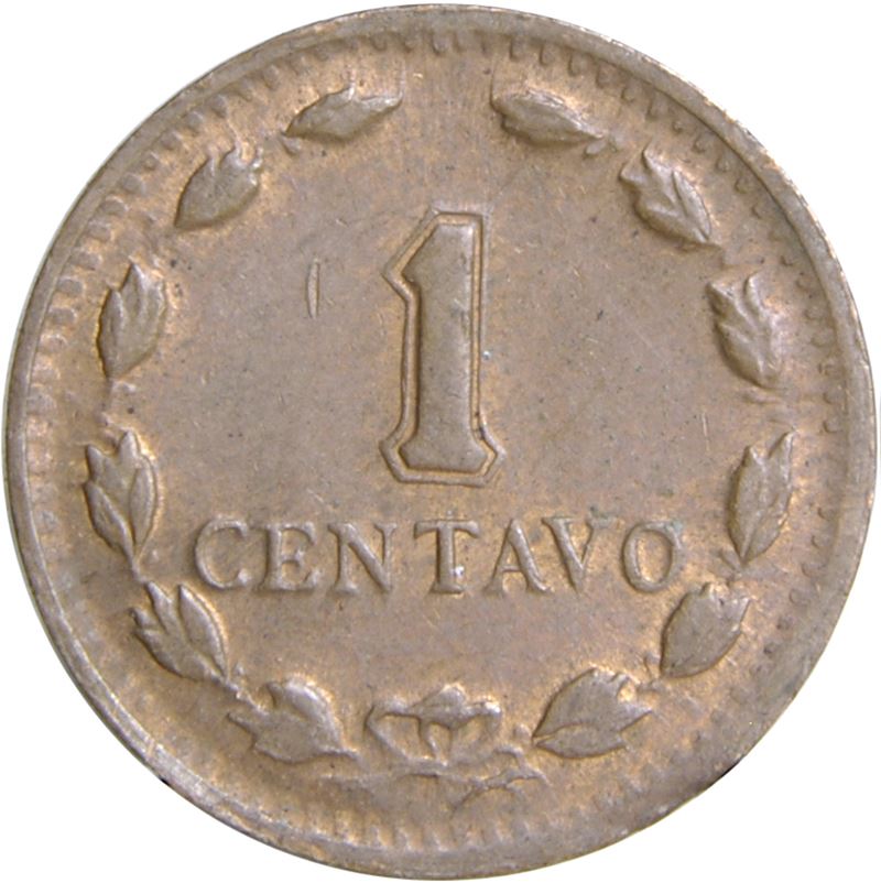 Argentina 1 Centavo Coin | KM37a | 1945 - 1948