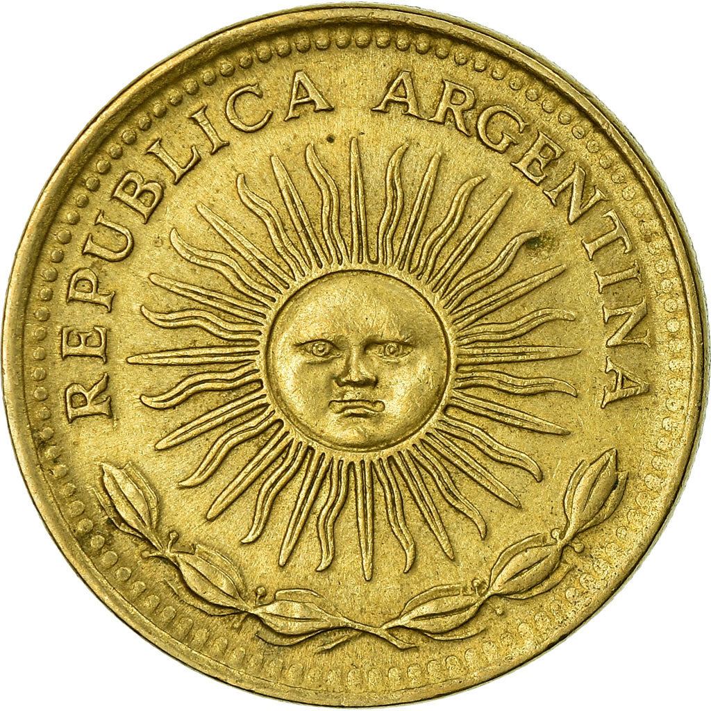 Argentina 1 Peso Coin | Grain Sprig | 1974 - 1976