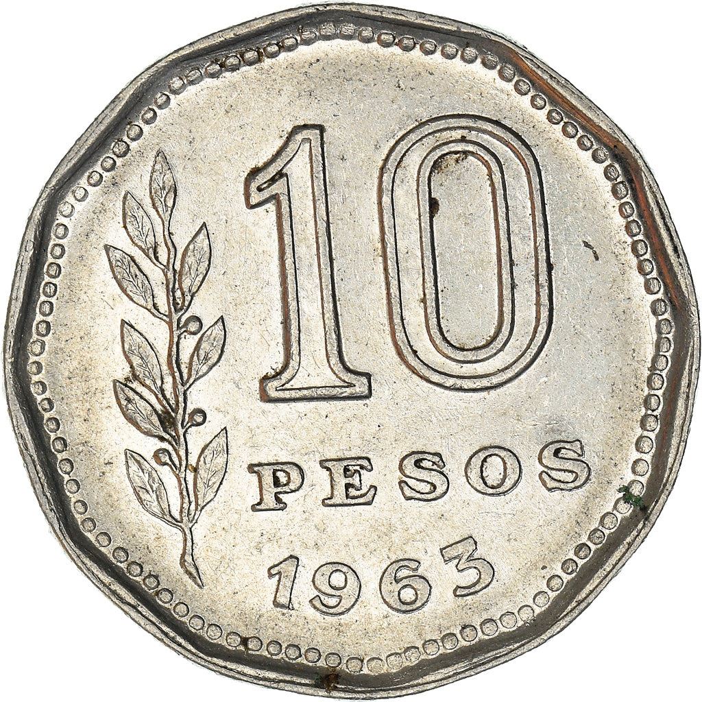 Argentina 10 Pesos | El Resero | Horse Riding Coin | KM60 | 1962 - 1968