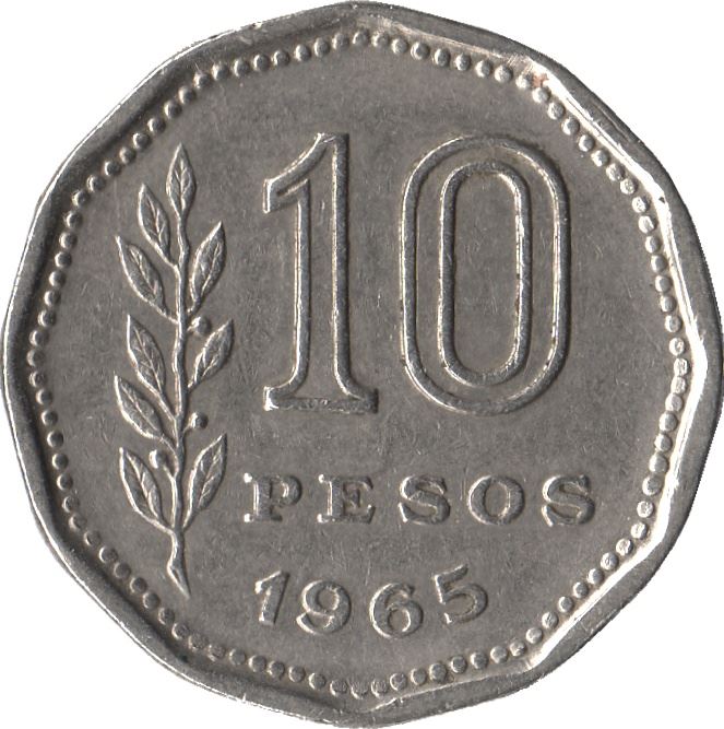 Argentina 10 Pesos | El Resero | Horse Riding Coin | KM60 | 1962 - 1968