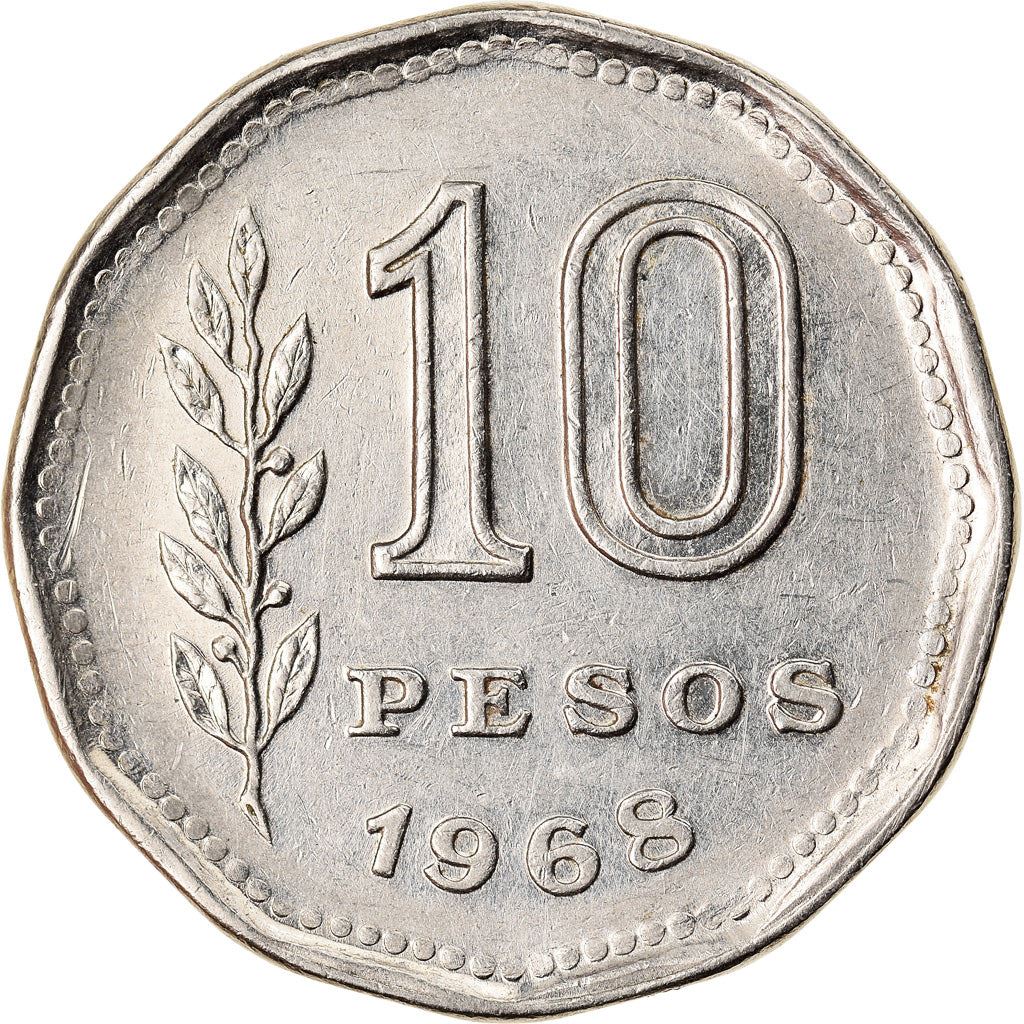 Argentina 10 Pesos | El Resero | Horse Riding Coin | KM60 | 1962 - 1968