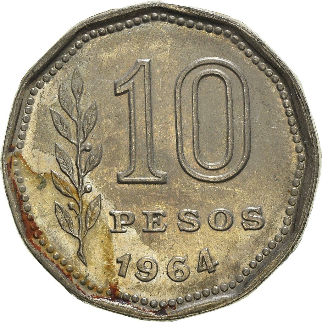 Argentina 10 Pesos | El Resero | Horse Riding Coin | KM60 | 1962 - 1968