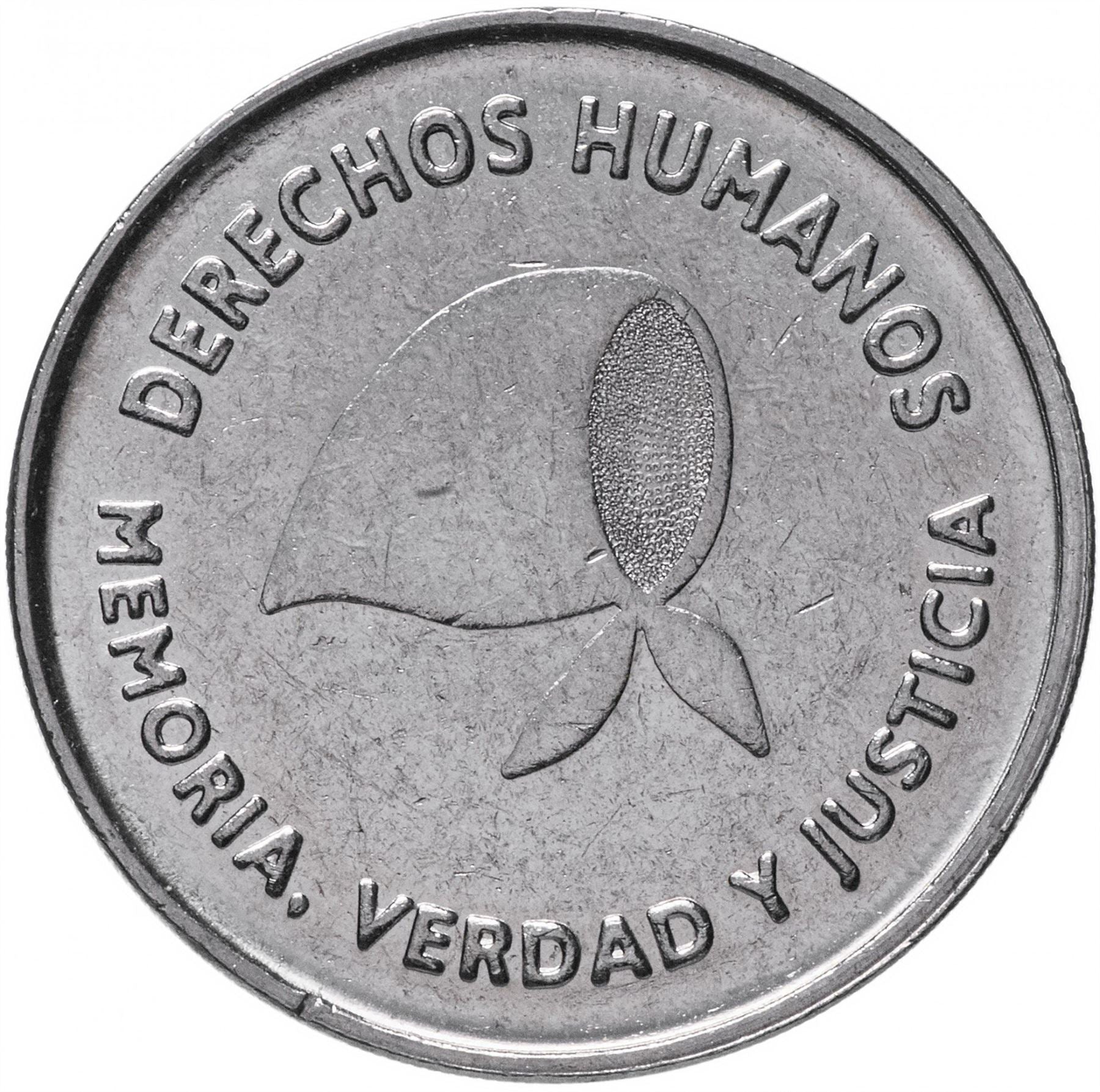 Argentina 2 Pesos Coin | Plaza de Mayo | Handkerchief | 2006