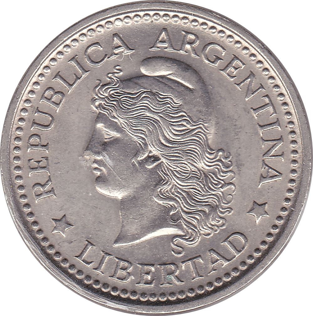 Argentina | 20 Centavos Coin | Oudine | Phrygian cap | KM55 | 1957 - 1961