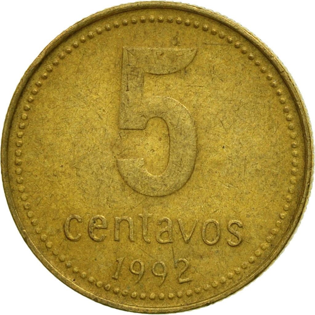 Argentina Coin 5 Centavos | Sol de Mayo | 1992 - 2005