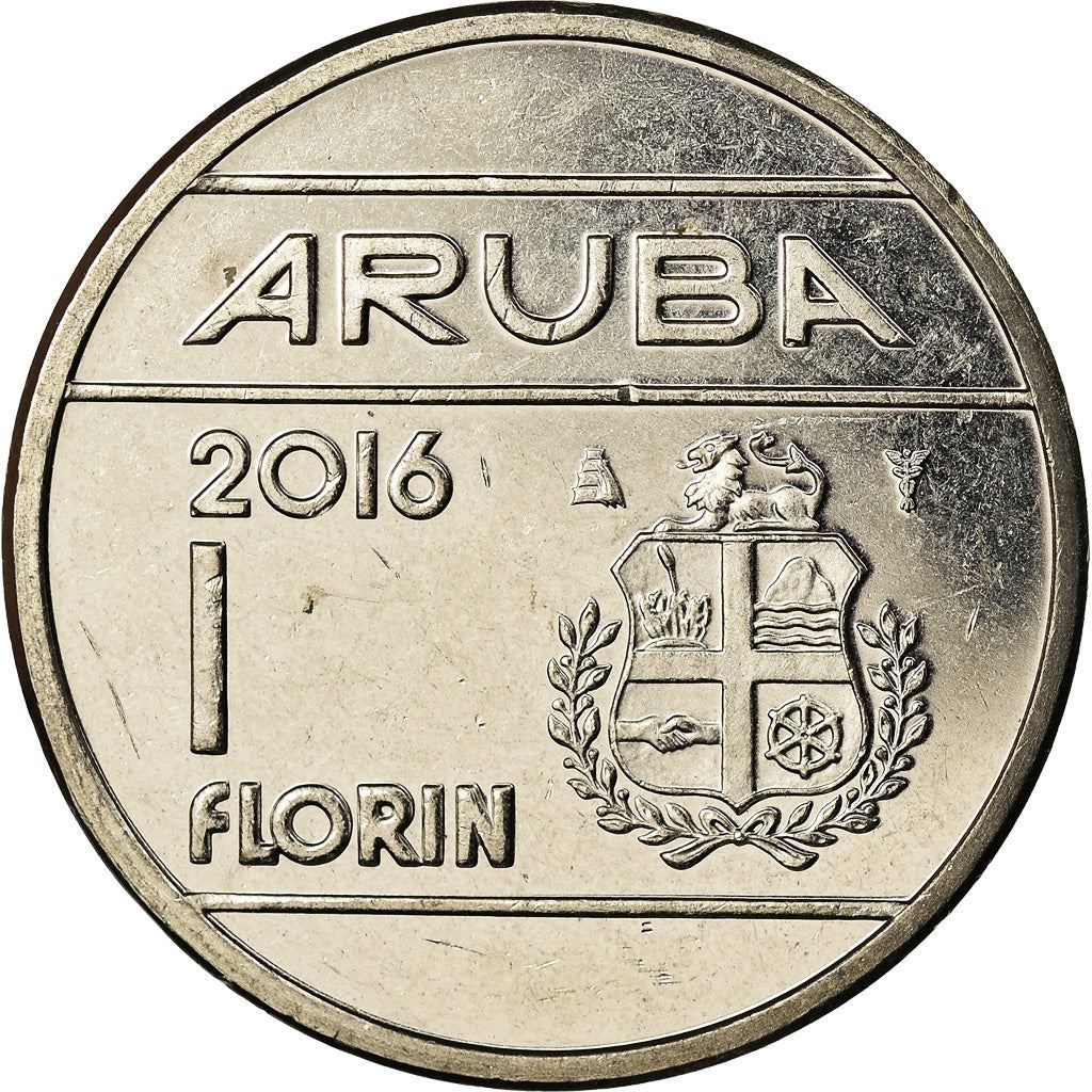 Aruba 1 Florin Coin | King Willem Alexander | KM56 | 2014 - 2018