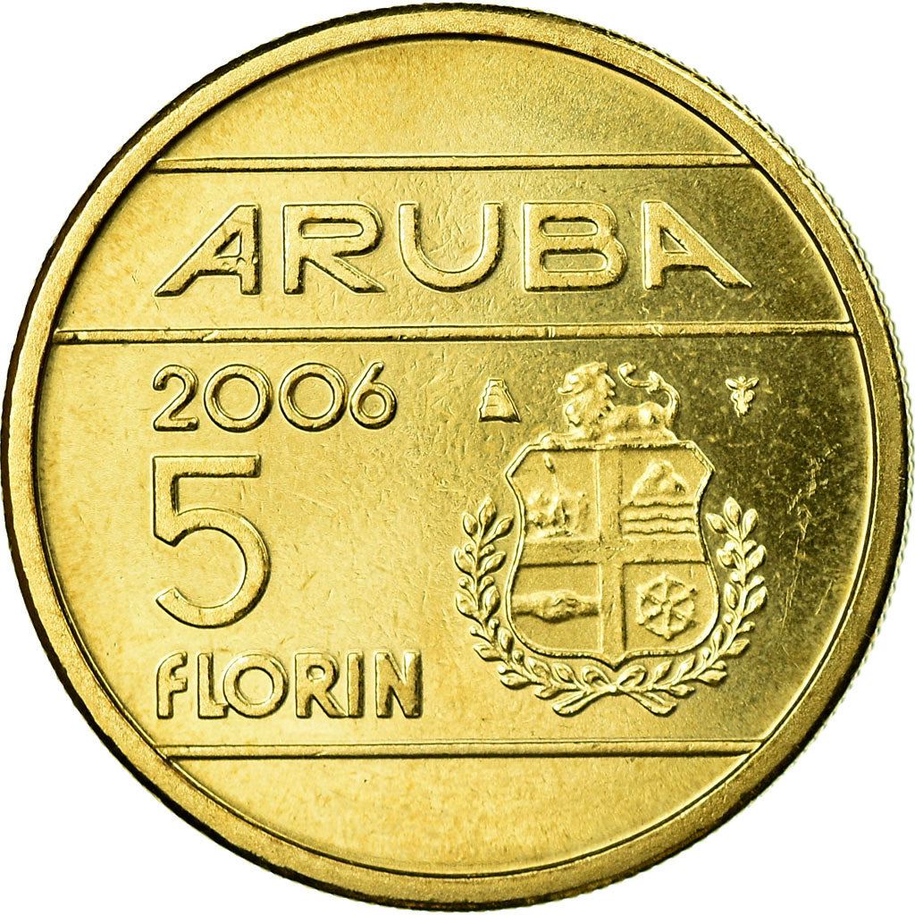 Aruba | 5 Florin Coin | Queen Beatrix | KM38 | 2005 - 2013