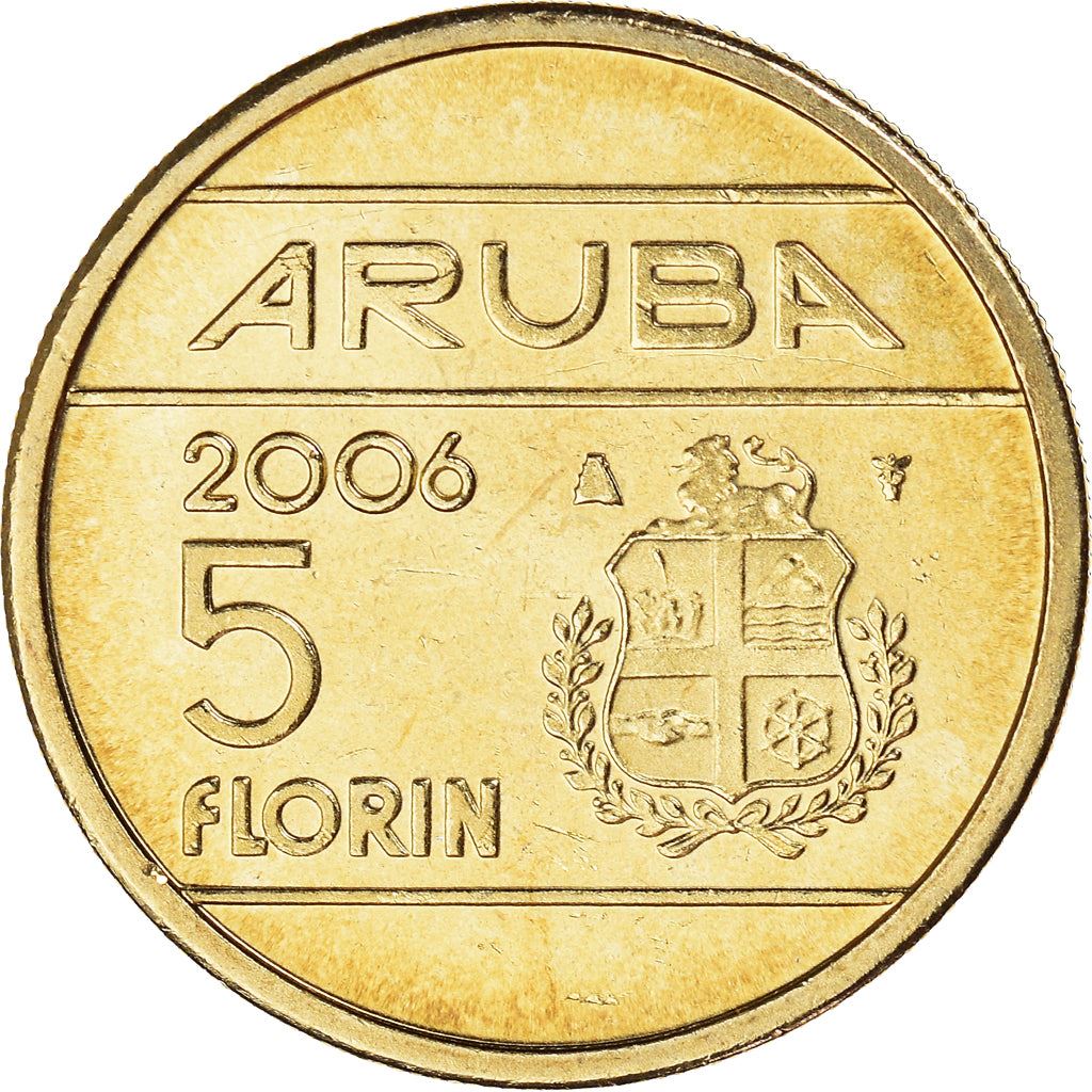 Aruba | 5 Florin Coin | Queen Beatrix | KM38 | 2005 - 2013