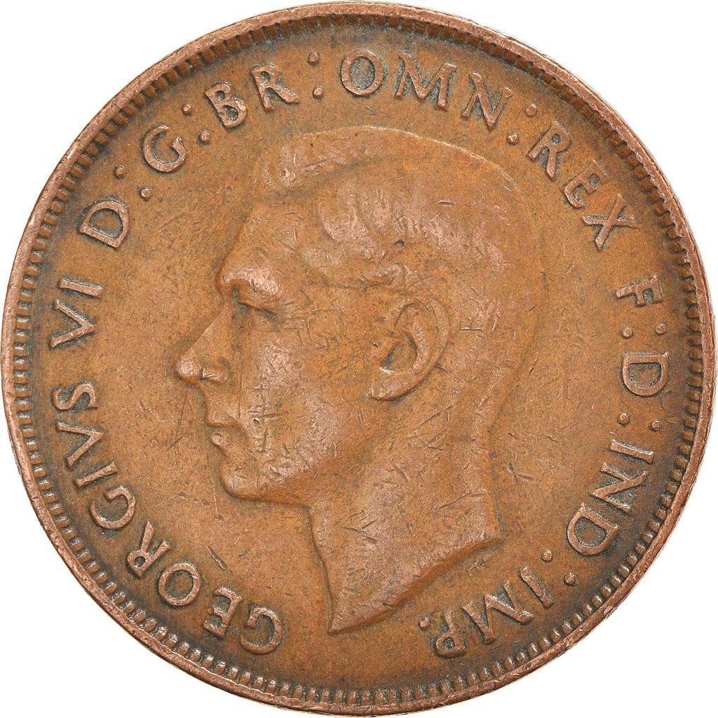 Australia Coin | 1 Penny | George VI | Kangaroo | KM36 | 1938 - 1948