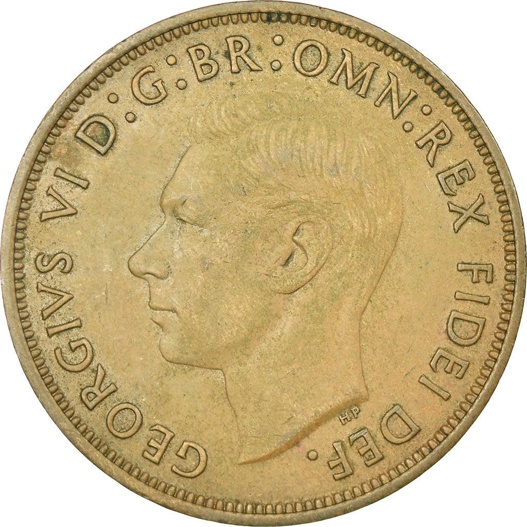 Australia Coin | 1 Penny | George VI | Kangaroo | KM43 | 1949 - 1952