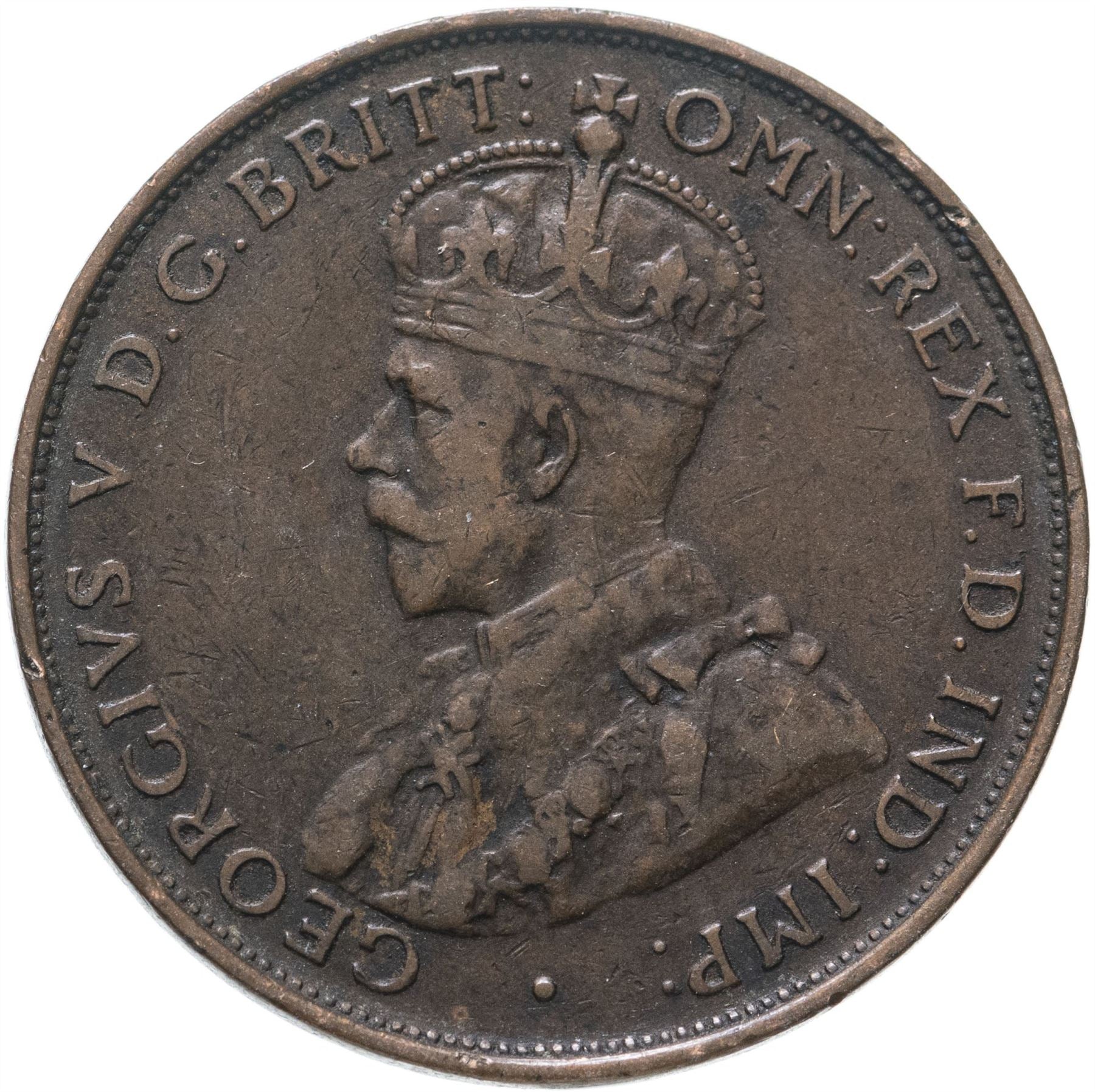 Australia Coin | 1 Penny | King George V | KM23 | 1911 - 1936