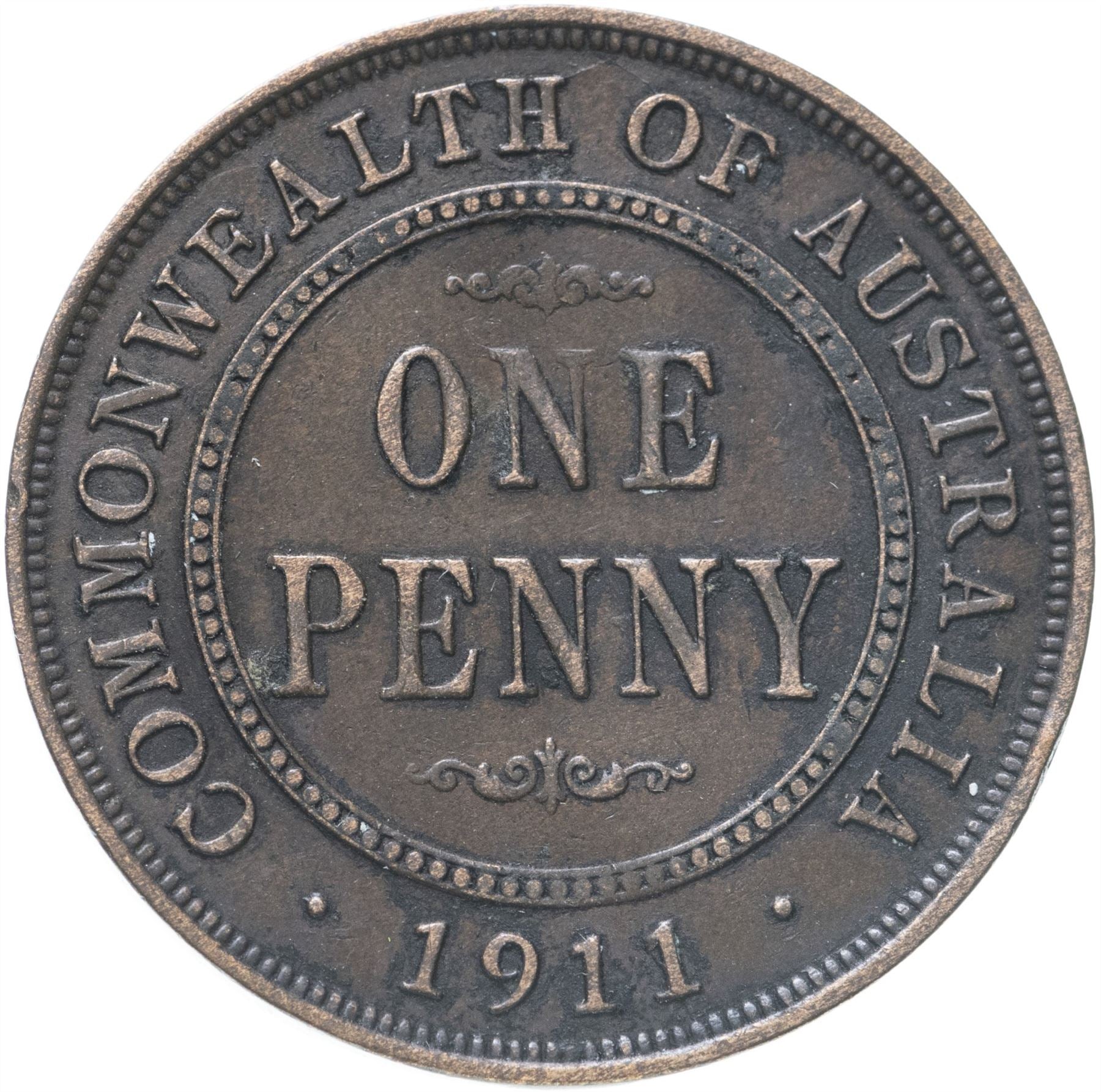 Australia Coin | 1 Penny | King George V | KM23 | 1911 - 1936