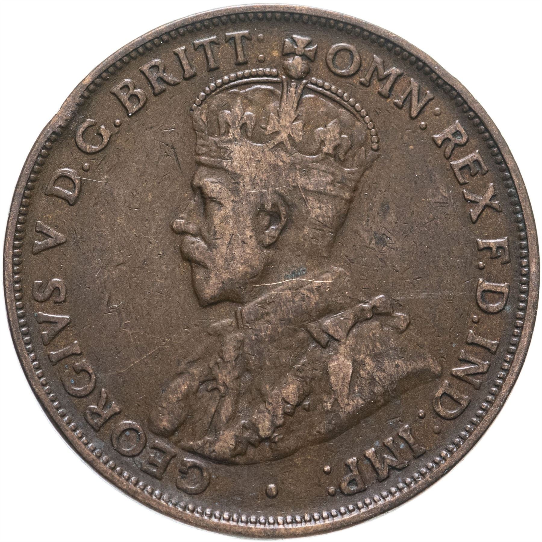 Australia Coin | 1 Penny | King George V | KM23 | 1911 - 1936