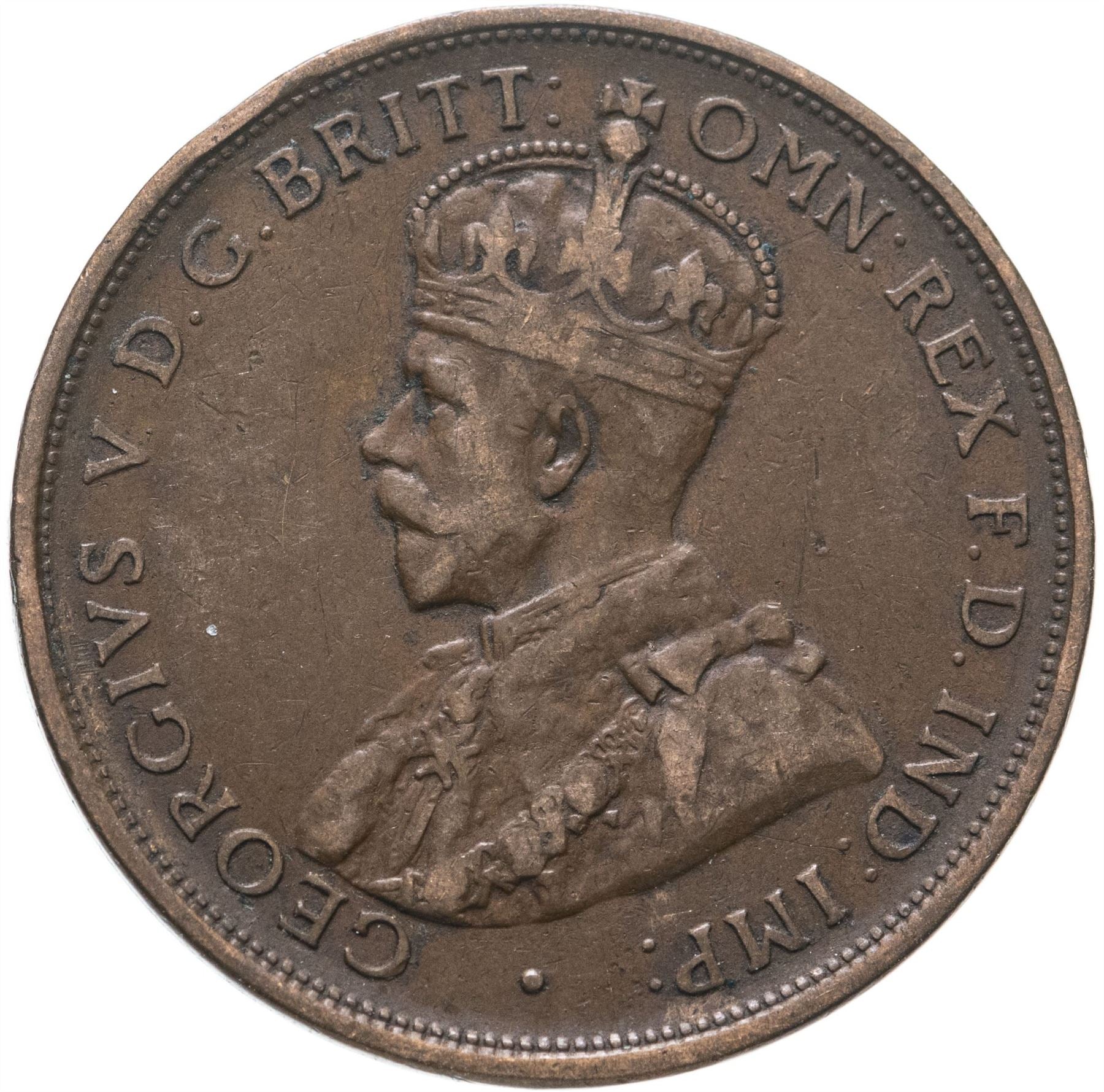 Australia Coin | 1 Penny | King George V | KM23 | 1911 - 1936