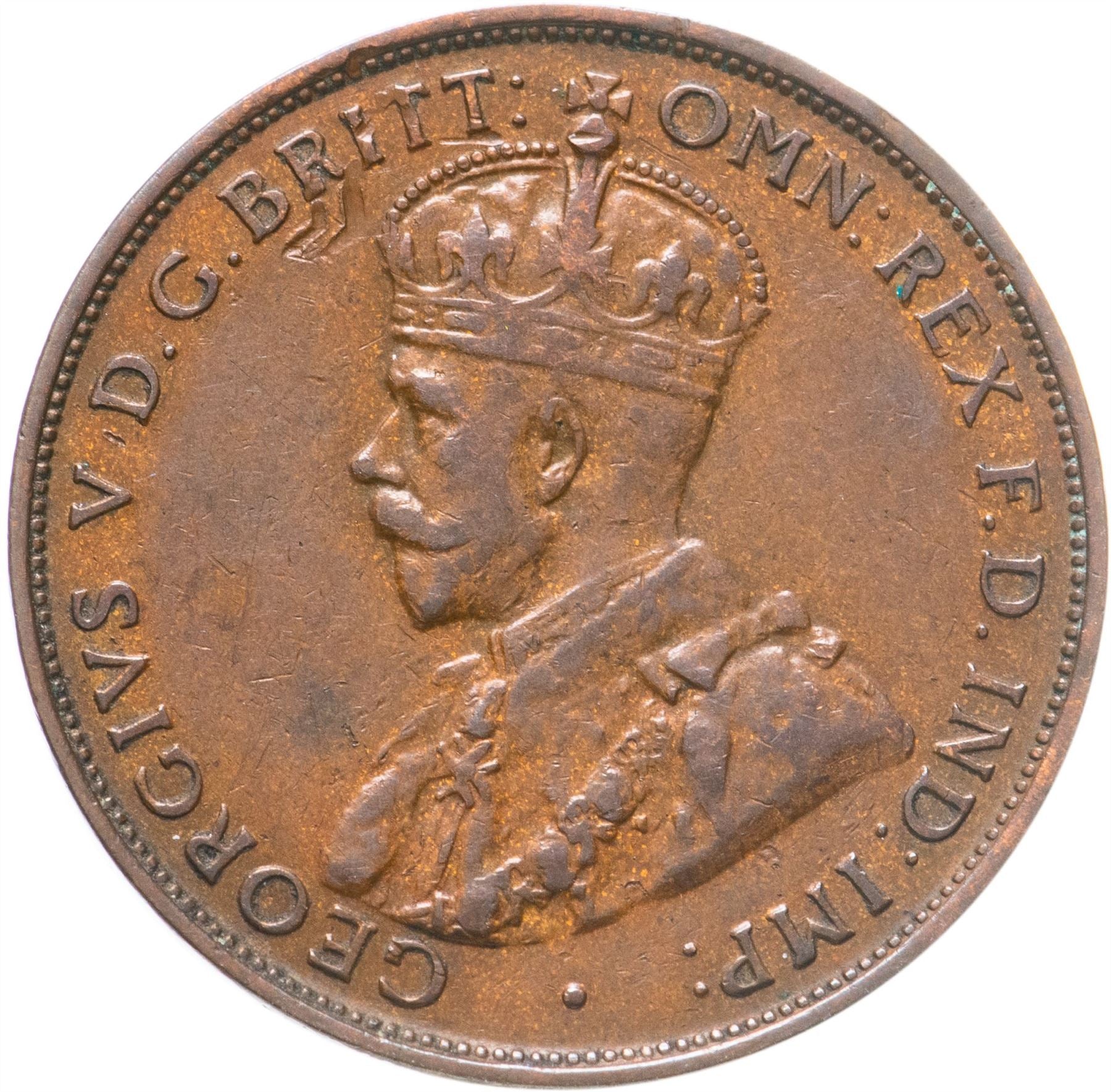 Australia Coin | 1 Penny | King George V | KM23 | 1911 - 1936