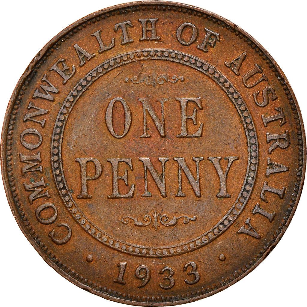 Australia Coin | 1 Penny | King George V | KM23 | 1911 - 1936