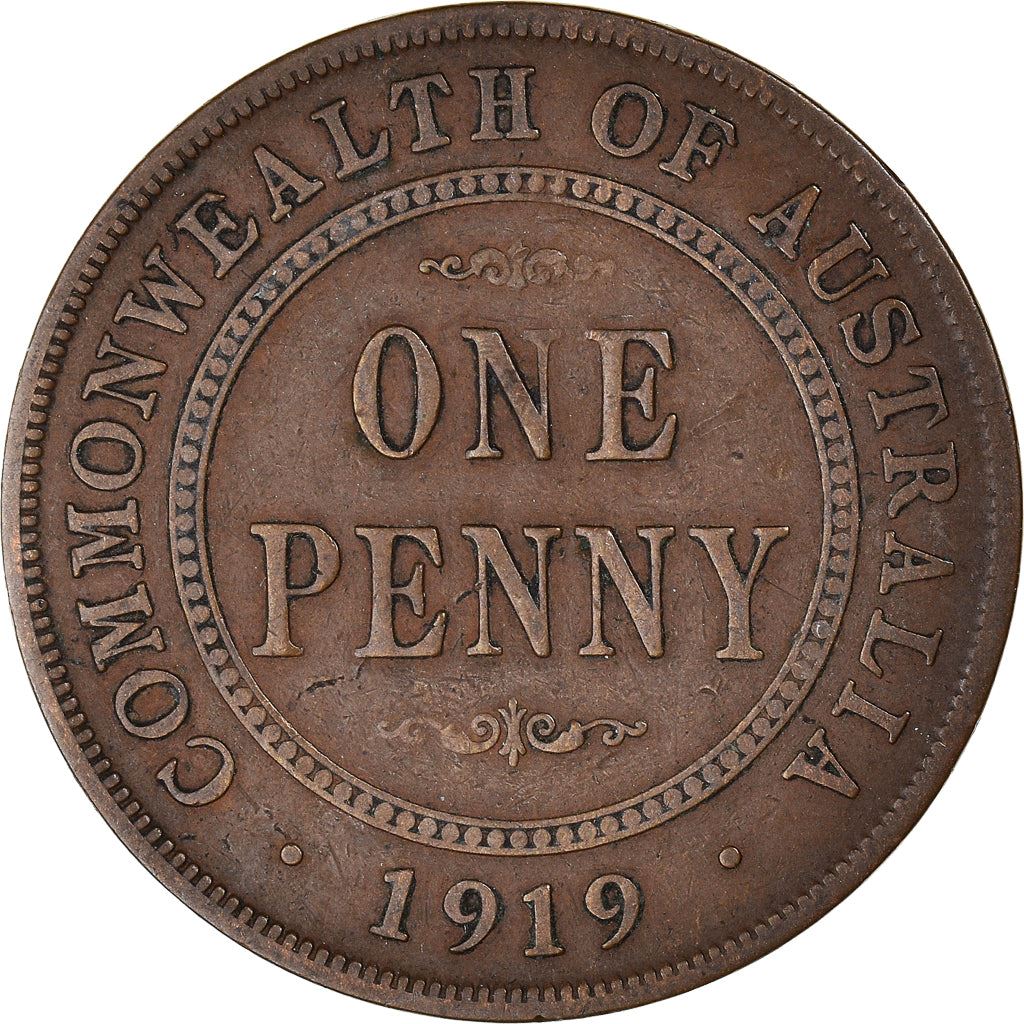 Australia Coin | 1 Penny | King George V | KM23 | 1911 - 1936