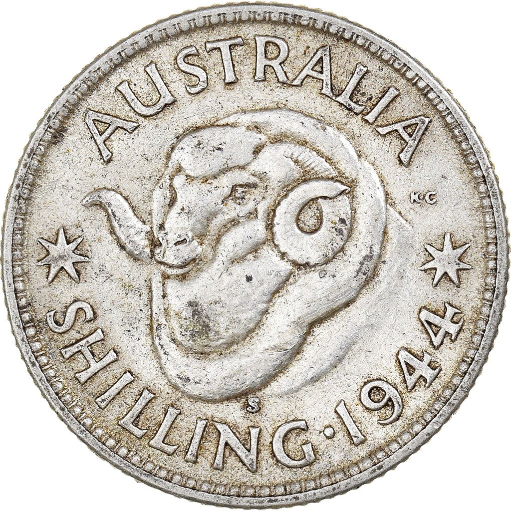 Australia Coin | 1 Shilling | George VI | Merino Ram | KM39 | 1938 - 1944