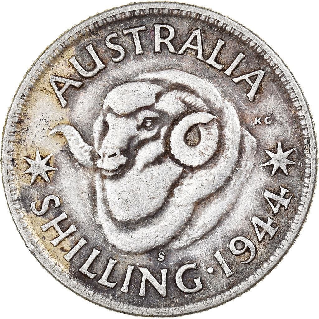 Australia Coin | 1 Shilling | George VI | Merino Ram | KM39 | 1938 - 1944