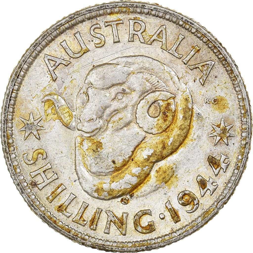 Australia Coin | 1 Shilling | George VI | Merino Ram | KM39 | 1938 - 1944