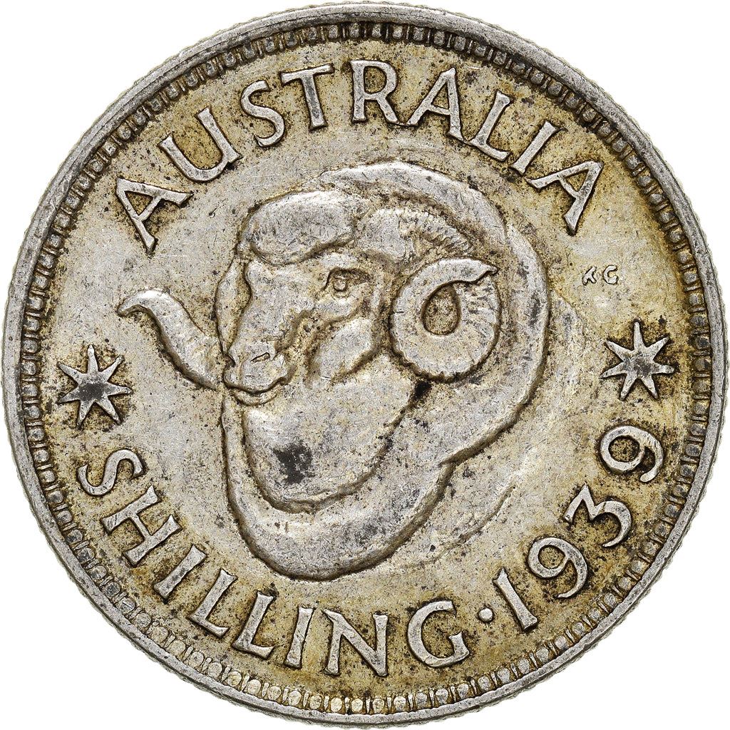 Australia Coin | 1 Shilling | George VI | Merino Ram | KM39 | 1938 - 1944