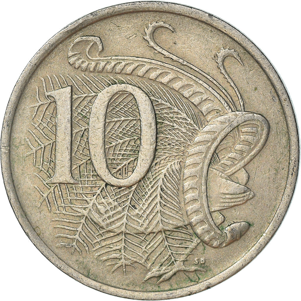 Australia Coin | 10 Cents | Elizabeth II | Superb Lyrebird | KM65 | 1966 - 2019