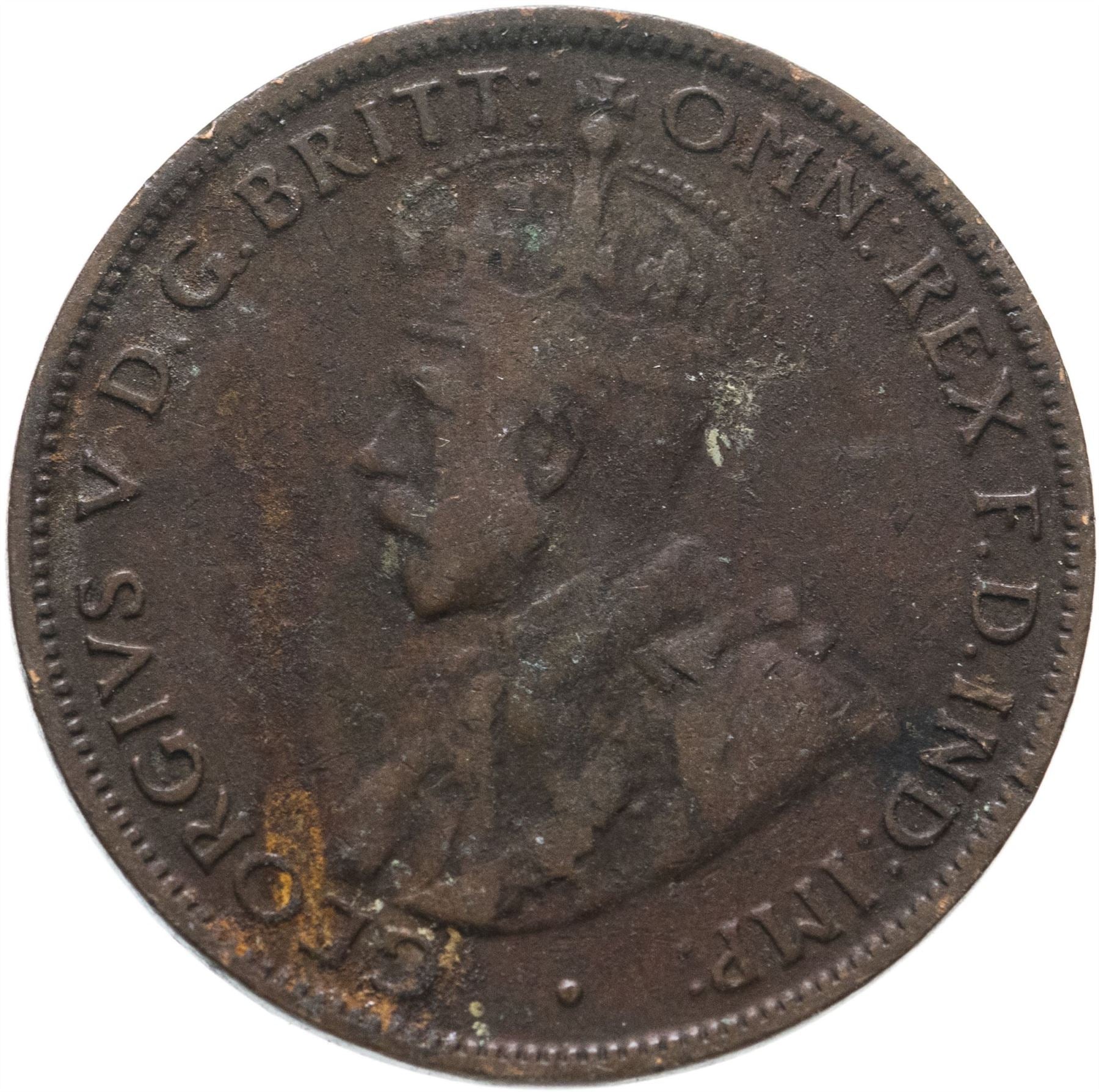 Australia Coin | ½ Penny | George V | KM22 | 1911 - 1936